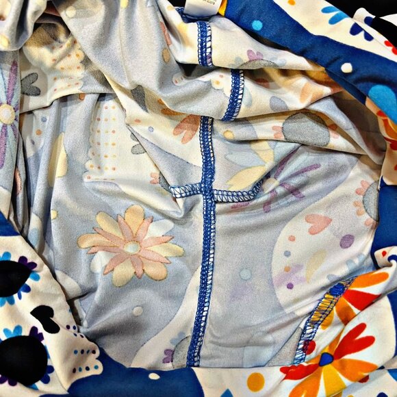 LuLaRoe Sugar Skull Halloween Leggings High-Rise Day of the Dead Stretchy Pants - Picture 11 of 12